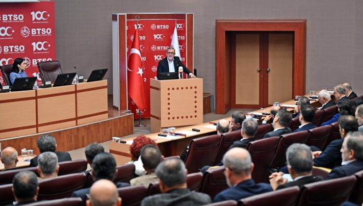 BTSO Başkanı İbrahim Burkay; “Tam Bağımsızlığın Olmazsa Olmazı Ekonomik Bağımsızlıktır”