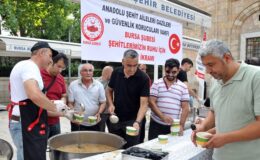 Anadolu Şehit Ailelerinden Aşure İkramı