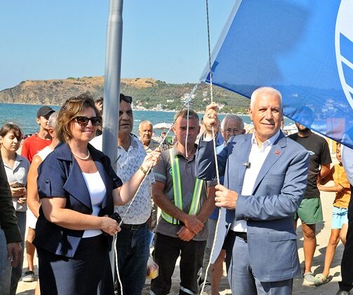 B.B.B si  Mudanya Eşkel Plajını Mavi Bayrak İle Ödüllendirdi