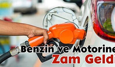 Benzin ve motorine zam geldi yine tabelalar değişti !