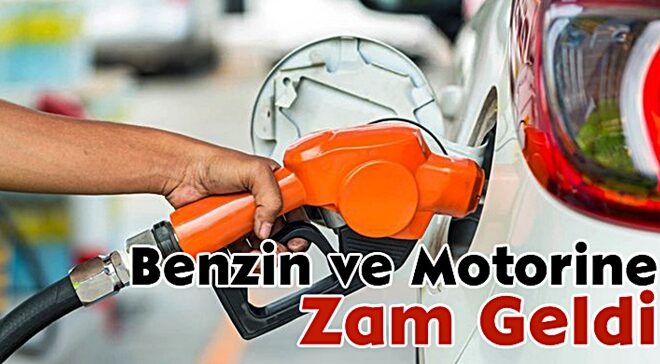 Benzin ve motorine zam geldi yine tabelalar değişti !