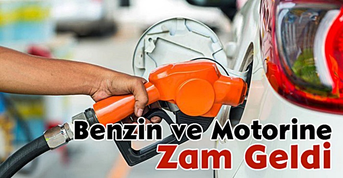 Benzin ve motorine zam geldi yine tabelalar değişti !